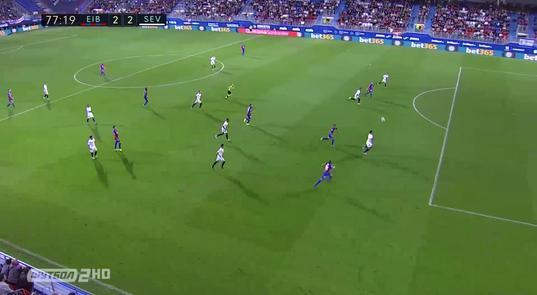 Эйбар - Севилья - Видео гола Педро Леон, 77 минута смотреть онлайн