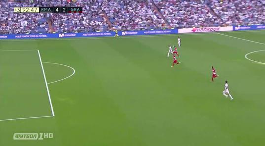 Реал - Гранада - Видео гола Хамес Родригес, 90 минута смотреть онлайн